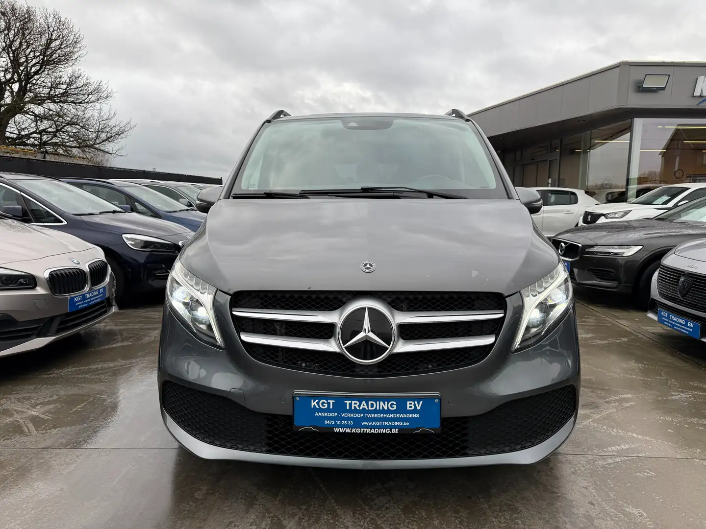 Mercedes-Benz V 220 D AUTOMAAT 8 ZIT LANG NAVI FULL LED CAMERA DAB PDC Grijs - 2