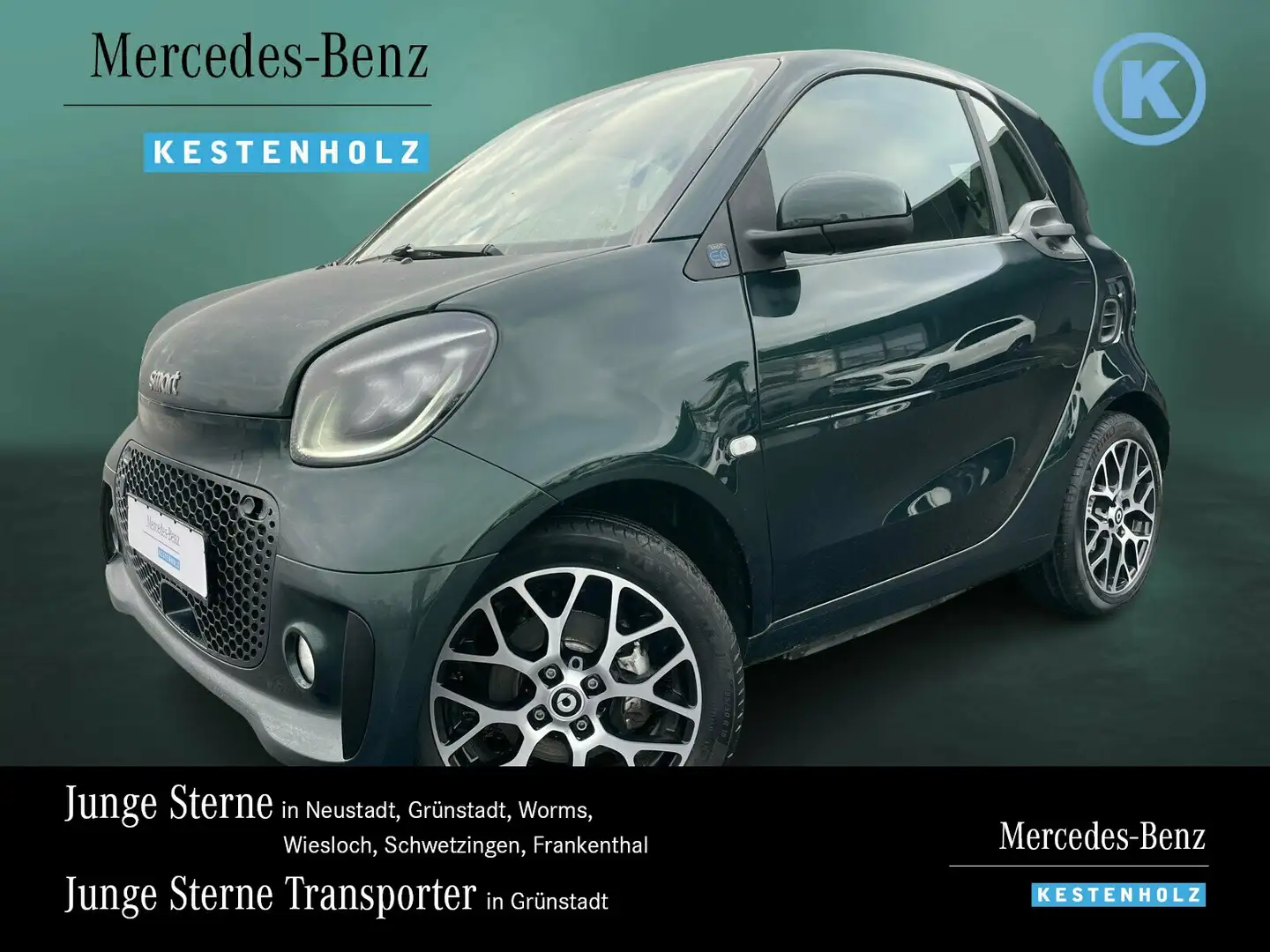 smart forTwo fortwo EQ 22-KW+PRIME+KAMERA+PANORAMA+JBL-SOUND BC Grün - 1