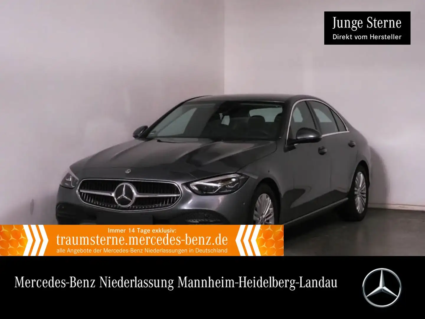Mercedes-Benz C 180 AVANTG+LED+KAMERA+KEYLESS+9G Grau - 1