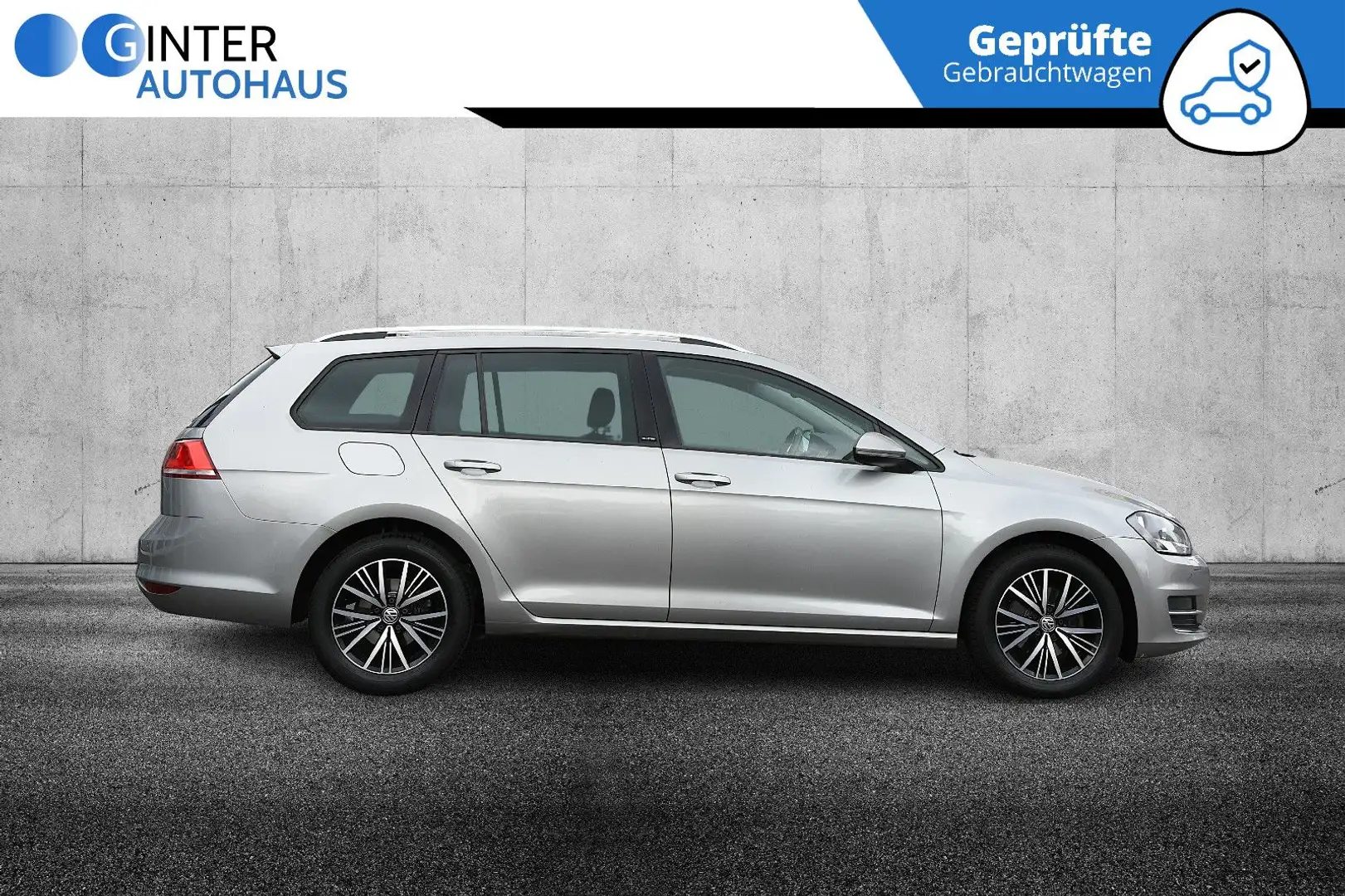 Volkswagen Golf VII Variant Allstar BMT*PDC*Top Zustand* Silber - 2