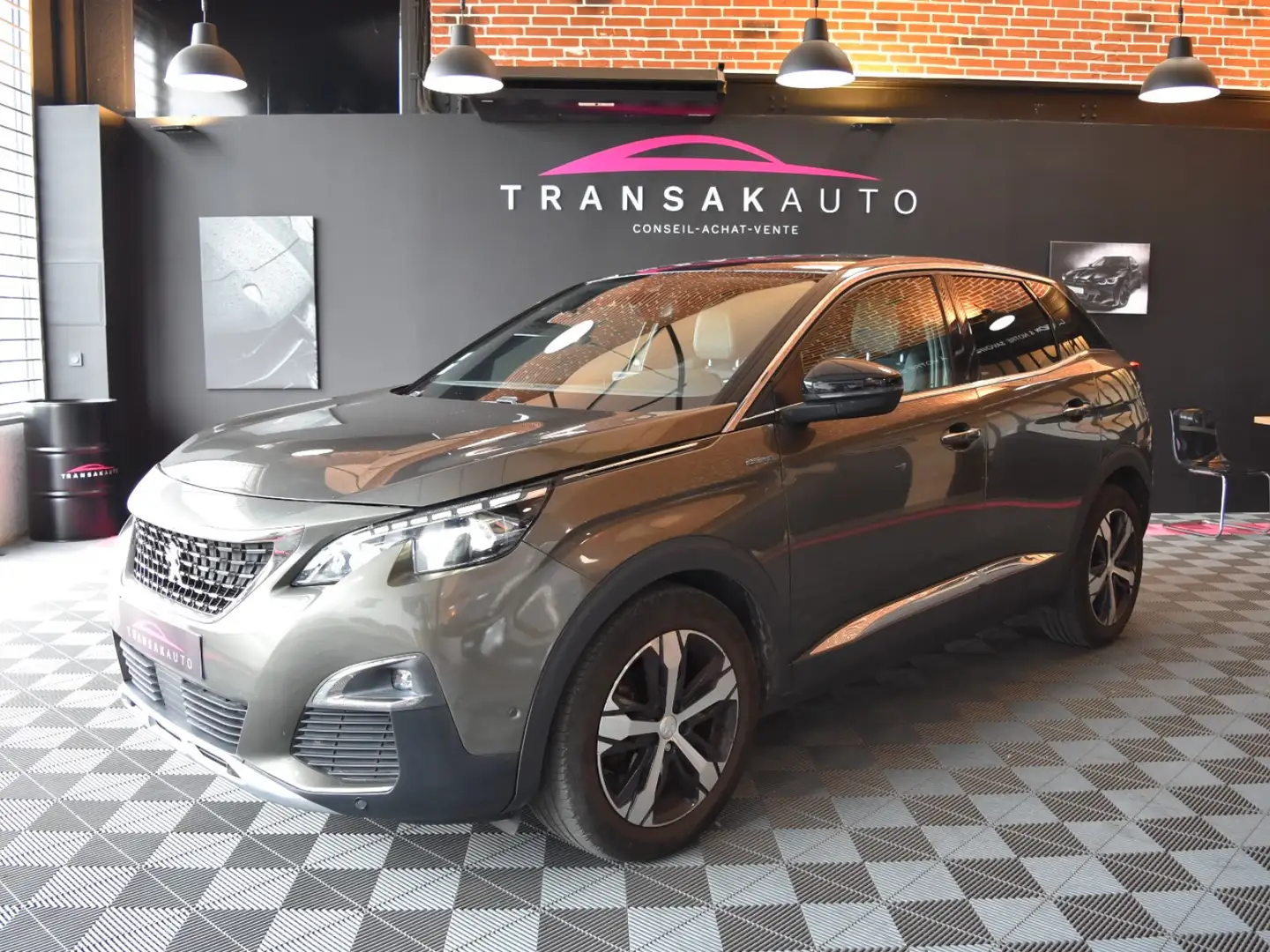 Peugeot 3008 3008 BlueHDi 130ch S\u0026amp;S BVM6 GT Line Grau - 1
