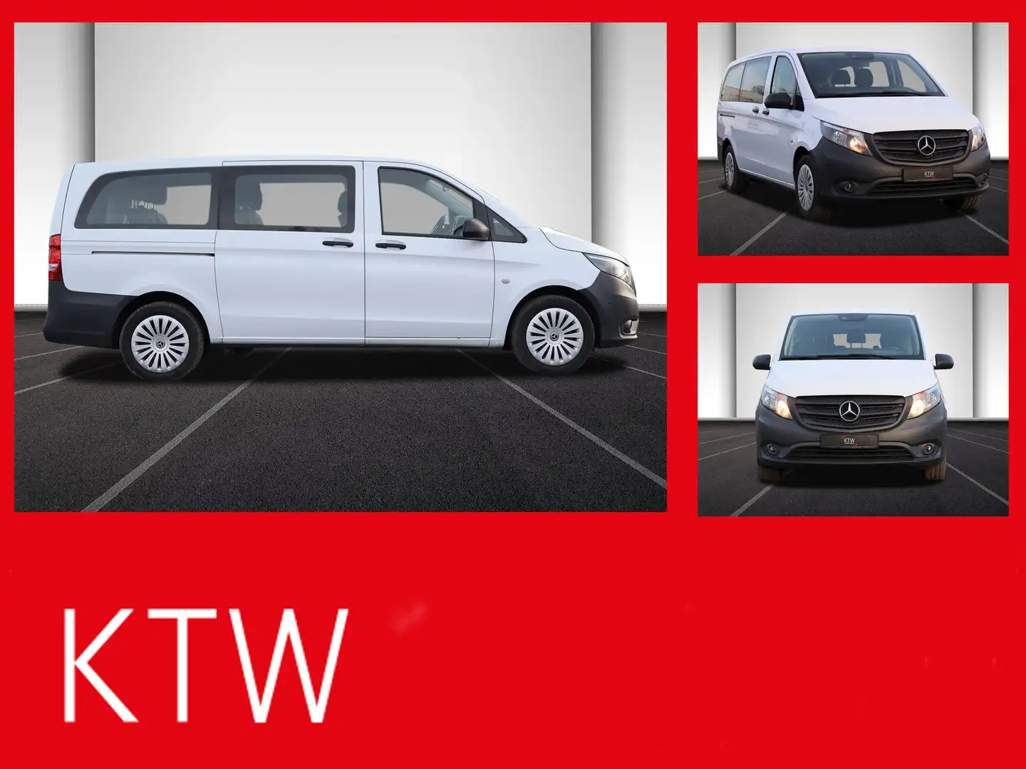 Mercedes-Benz Vito 114 TourerPro,lang,Automatik,8Sitze,Kamera Blanc - 1