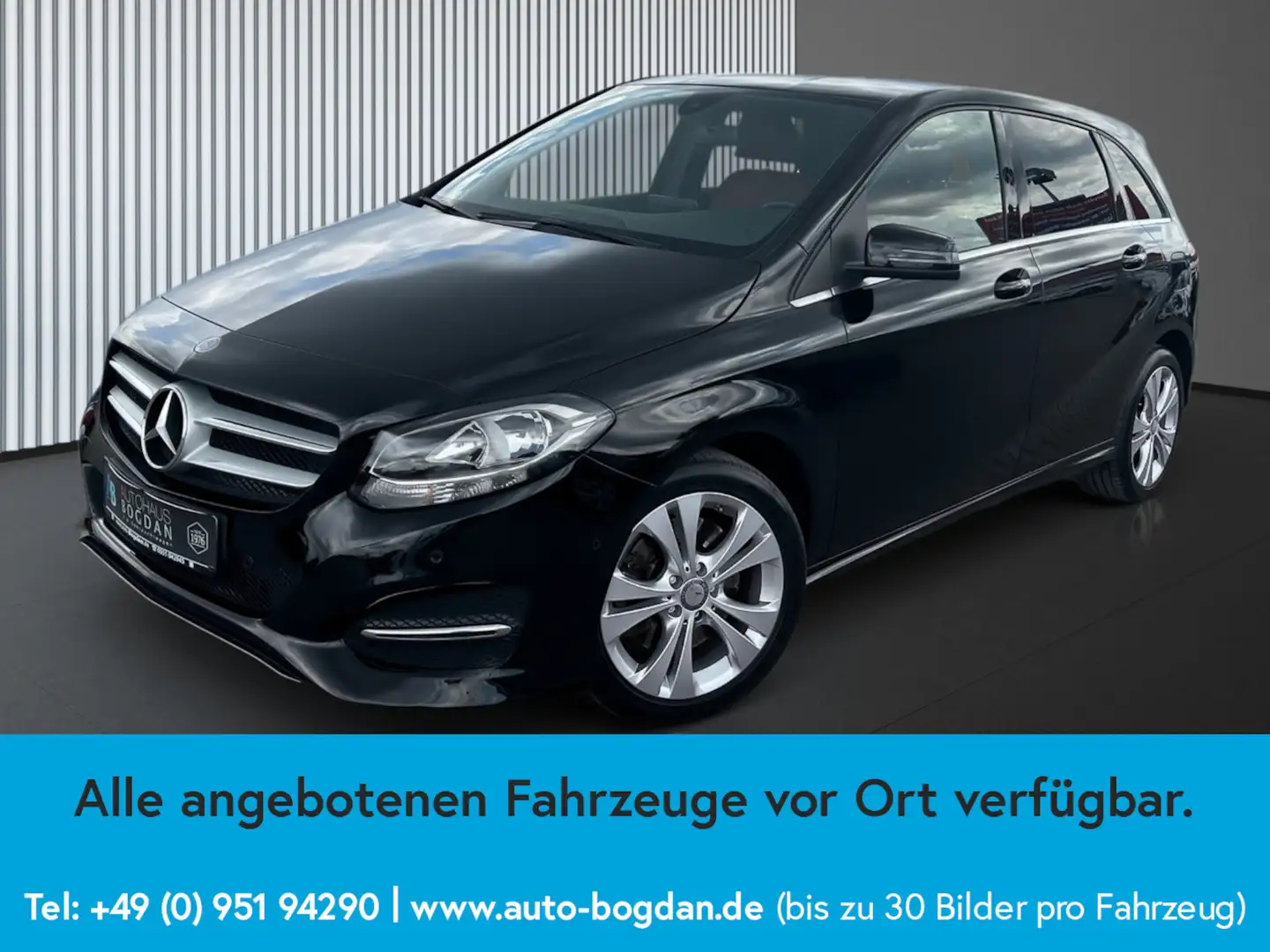 Mercedes-Benz B 250 Automatik Navi*Tempomat*SHZ*Leder*1.Hd Noir - 2
