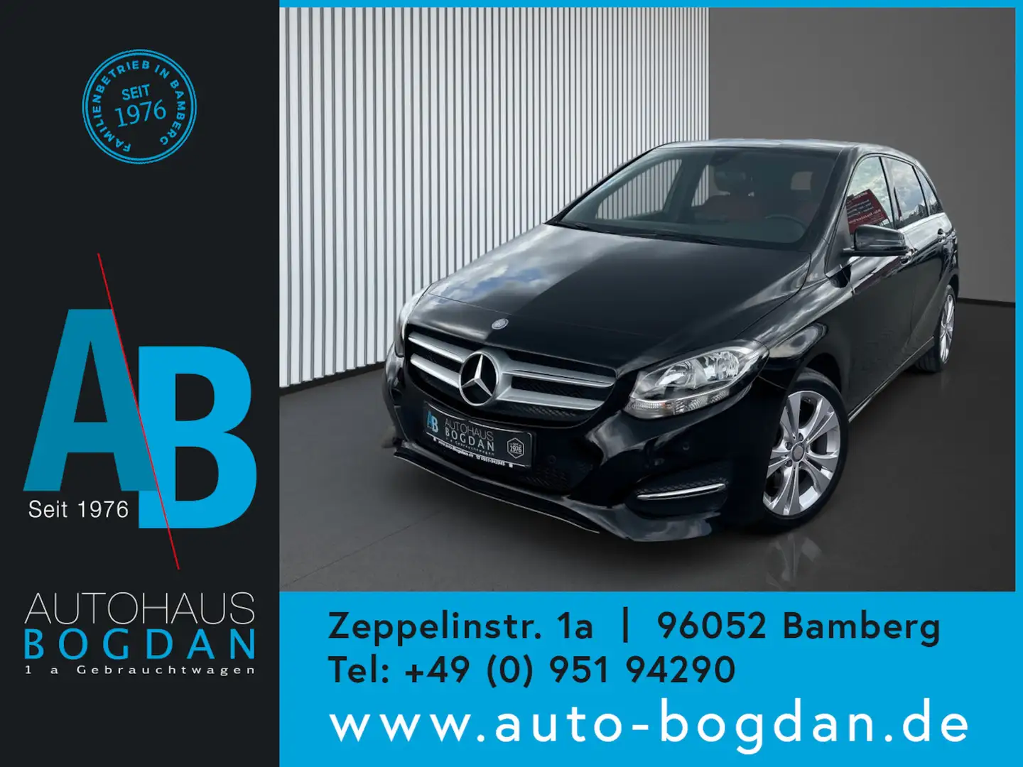Mercedes-Benz B 250 Automatik Navi*Tempomat*SHZ*Leder*1.Hd Noir - 1