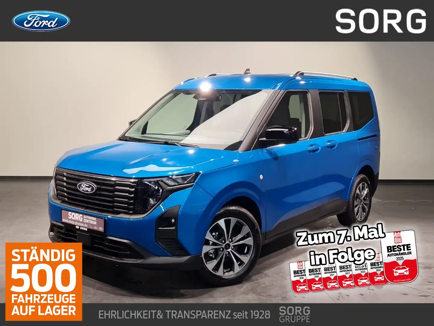 Ford Tourneo Courier 1.0 EcoBoost Titanium*SITZHZG* Blau - 1