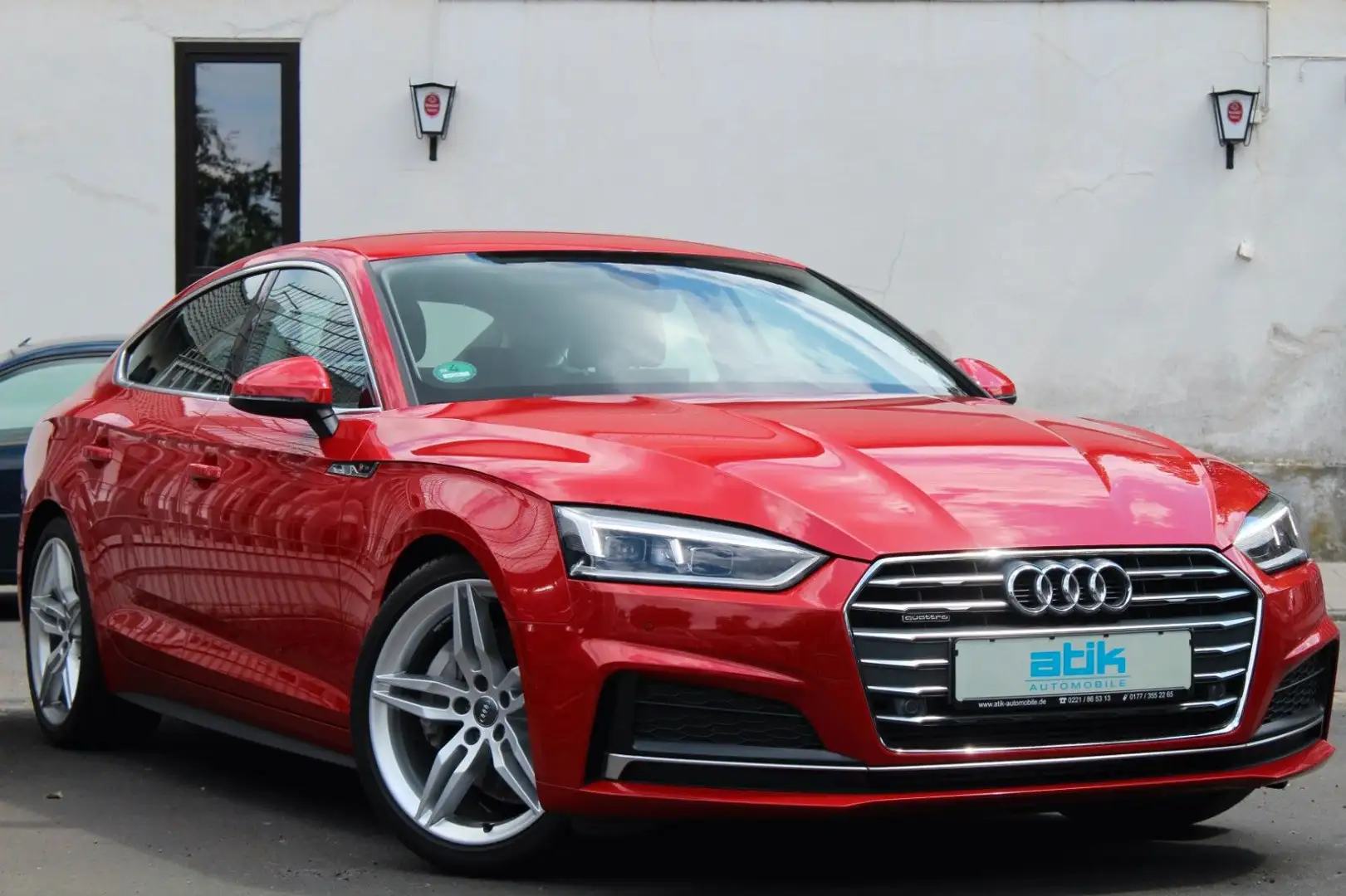 Audi A5 °quattro° 45TFSI 1.HAND S-LINE Voll-Leder LED Rojo - 1