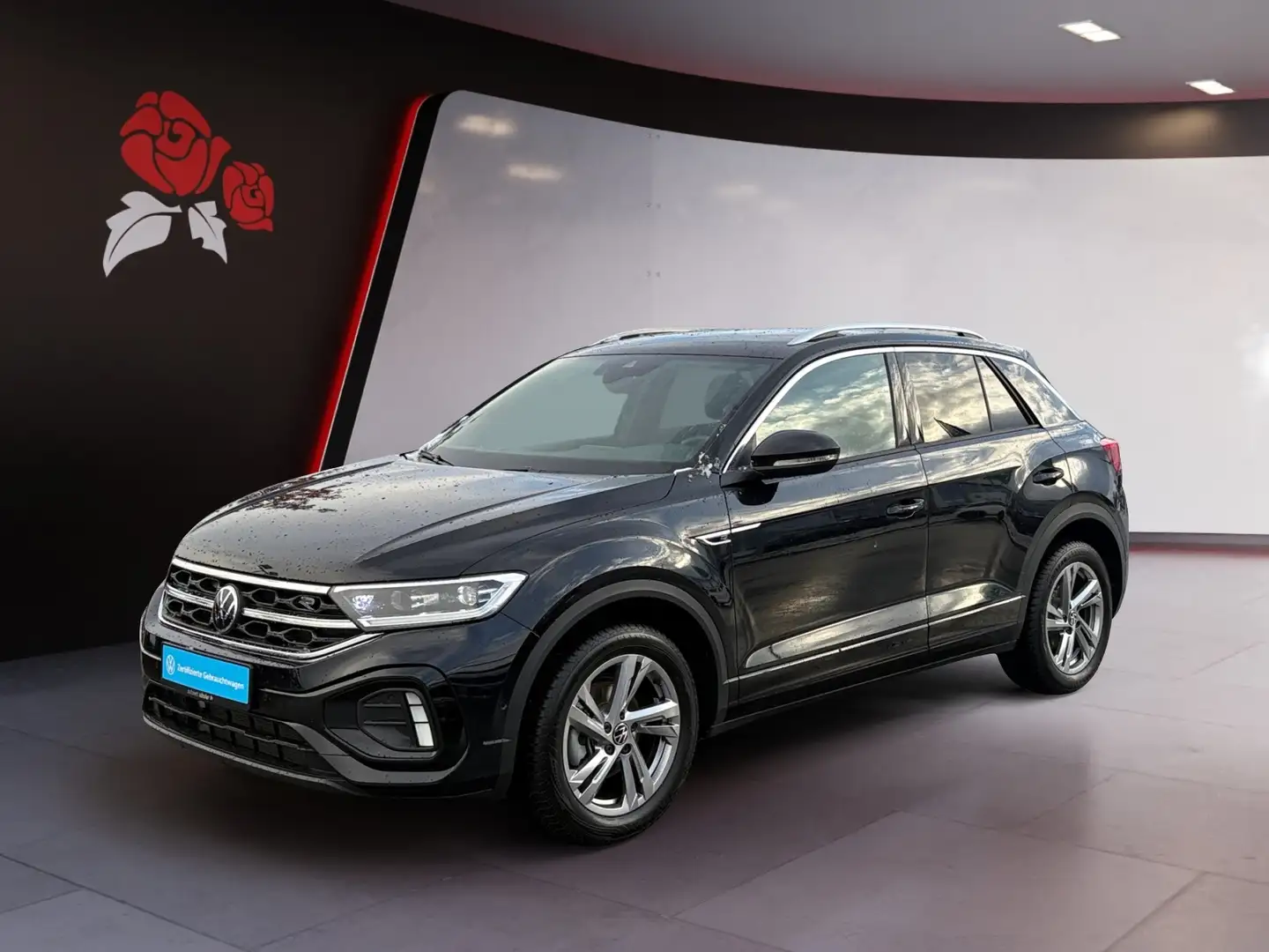 Volkswagen T-Roc 1,5 TSI DSG R-Line AHK Kamera LED Schwarz - 2