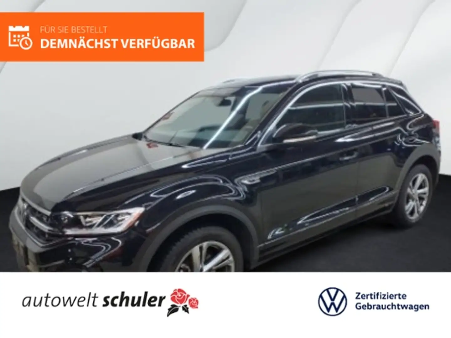 Volkswagen T-Roc 1,5 TSI DSG R-Line AHK Kamera LED Schwarz - 1