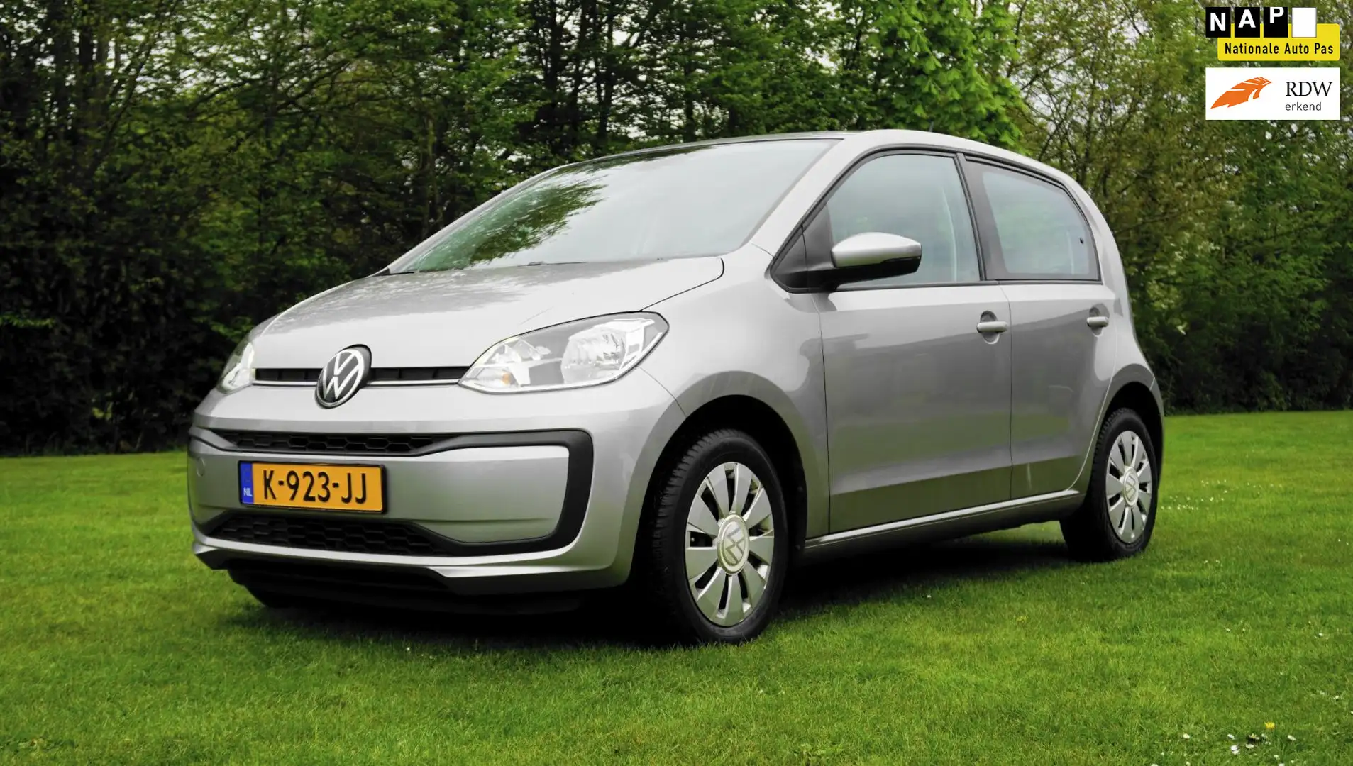 Volkswagen up! 1.0 BMT move up! 5 drs Airco blue tooth Grijs - 1