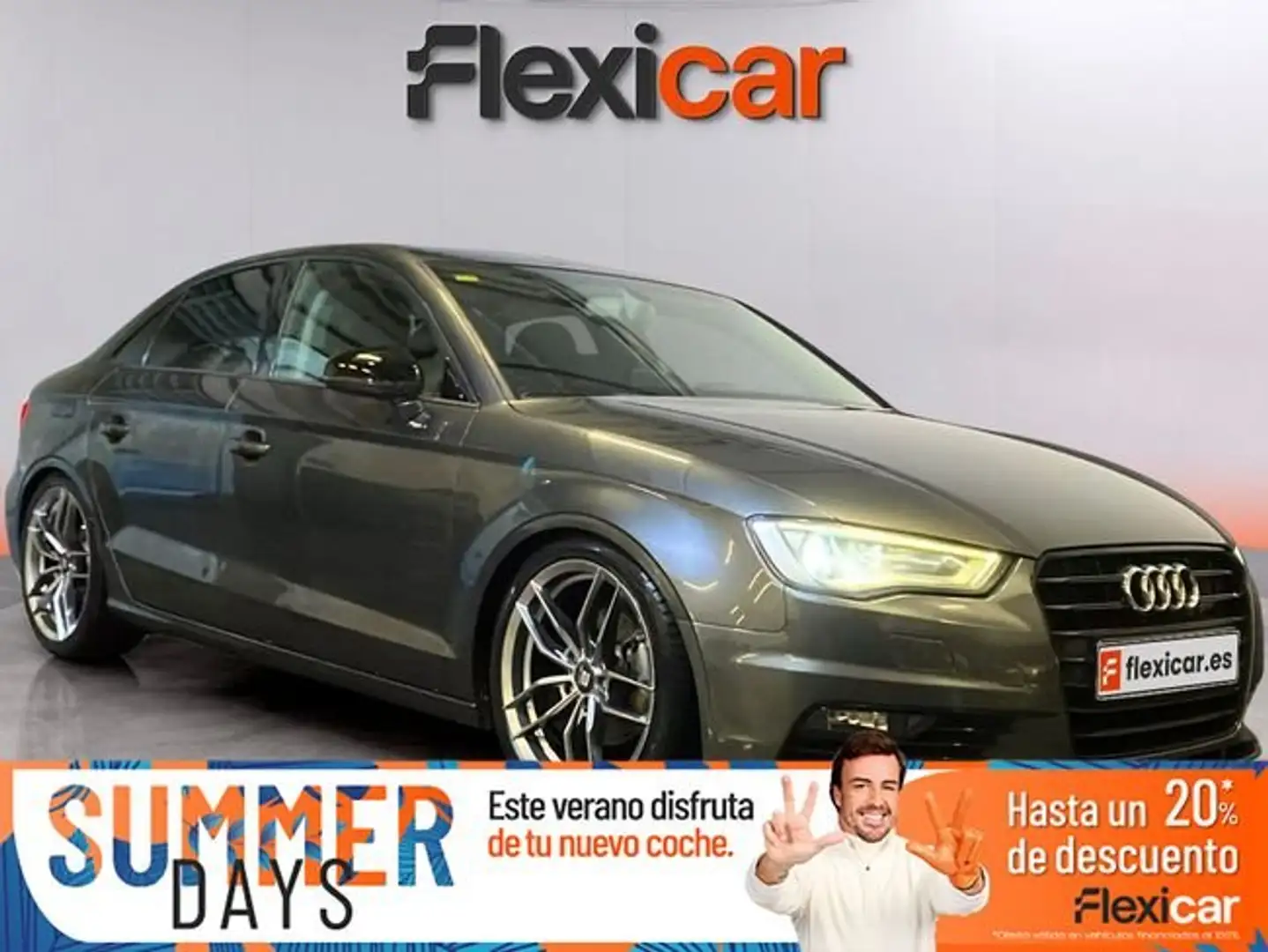 Audi A3 Sedan+1.6+TDI+110cv+clean+d+Attracted Gris - 1