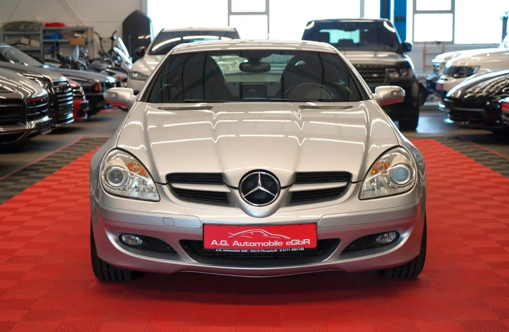 Mercedes-Benz SLK 200 Kompressor Klimaaut*Sitzh*Temp*MFL* Argent - 2
