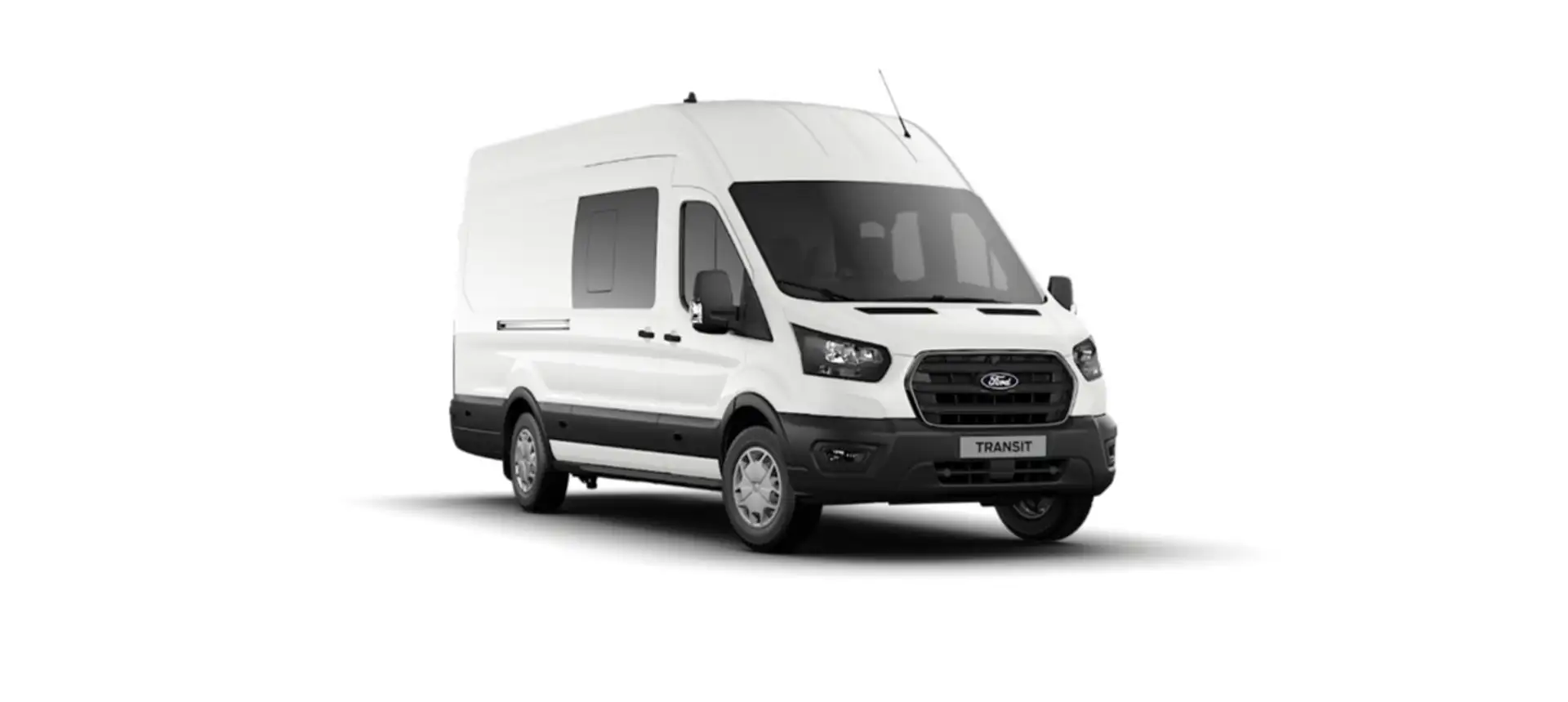 Ford Transit Kasten DoKa Trend 350 L4 *360°*ACC*NAVI* Blanc - 1