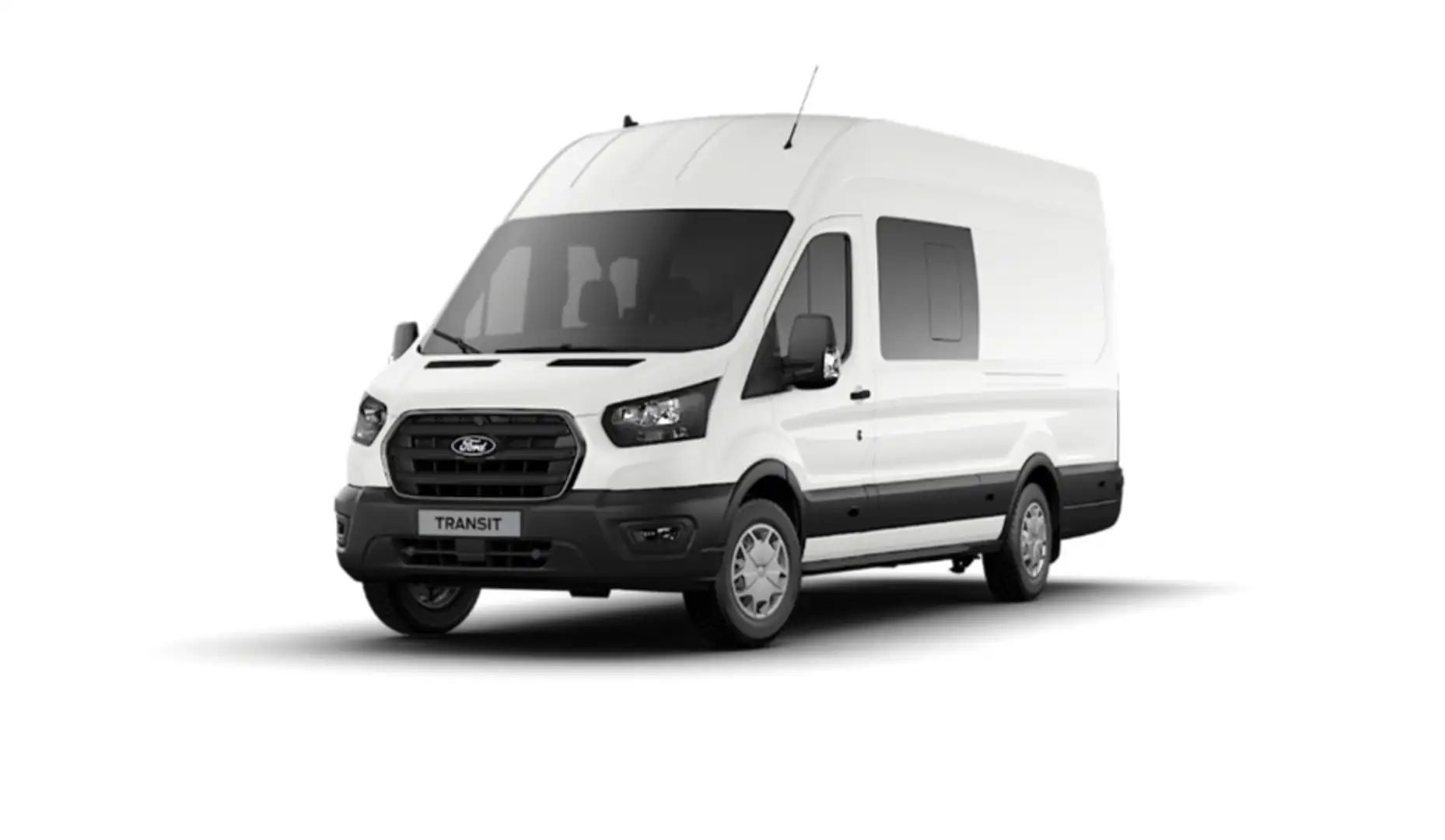 Ford Transit Kasten DoKa Trend 350 L4 *360°*ACC*NAVI* Blanc - 2