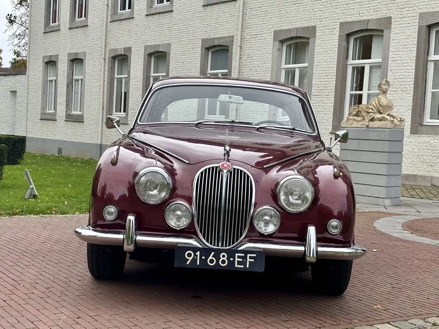 Jaguar MK II 3,4L 6cil Overdrive Piros - 2