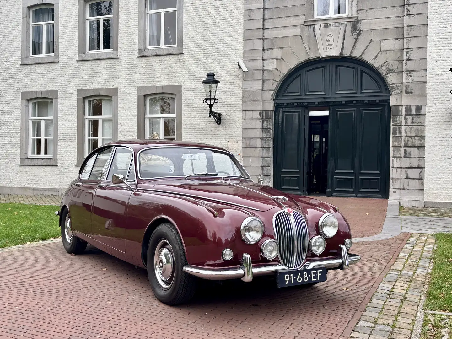 Jaguar MK II 3,4L 6cil Overdrive Piros - 1