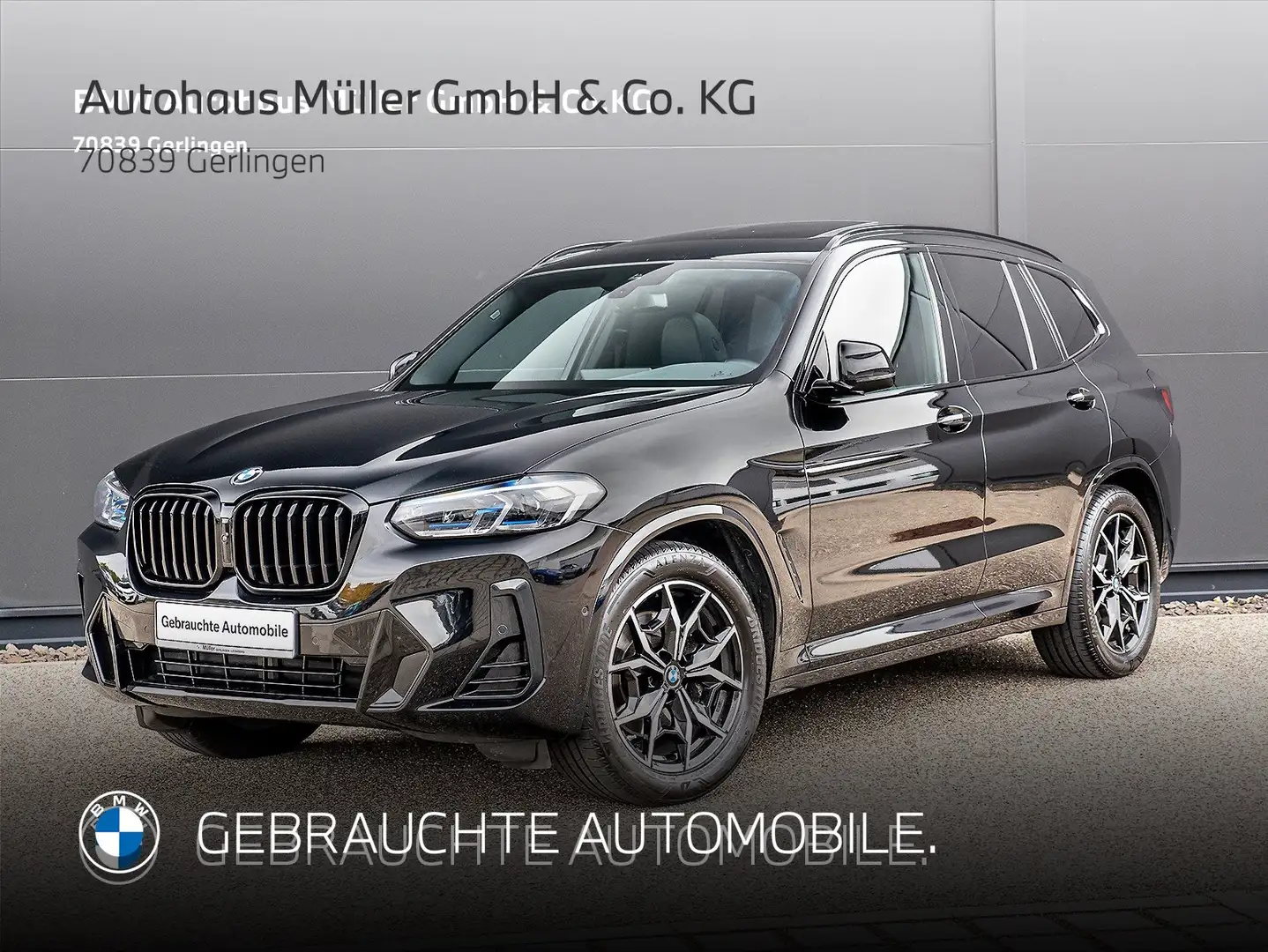 BMW X3 xDrive30d A M Sportpaket GSD AHK 360° DAB 1VB Noir - 1