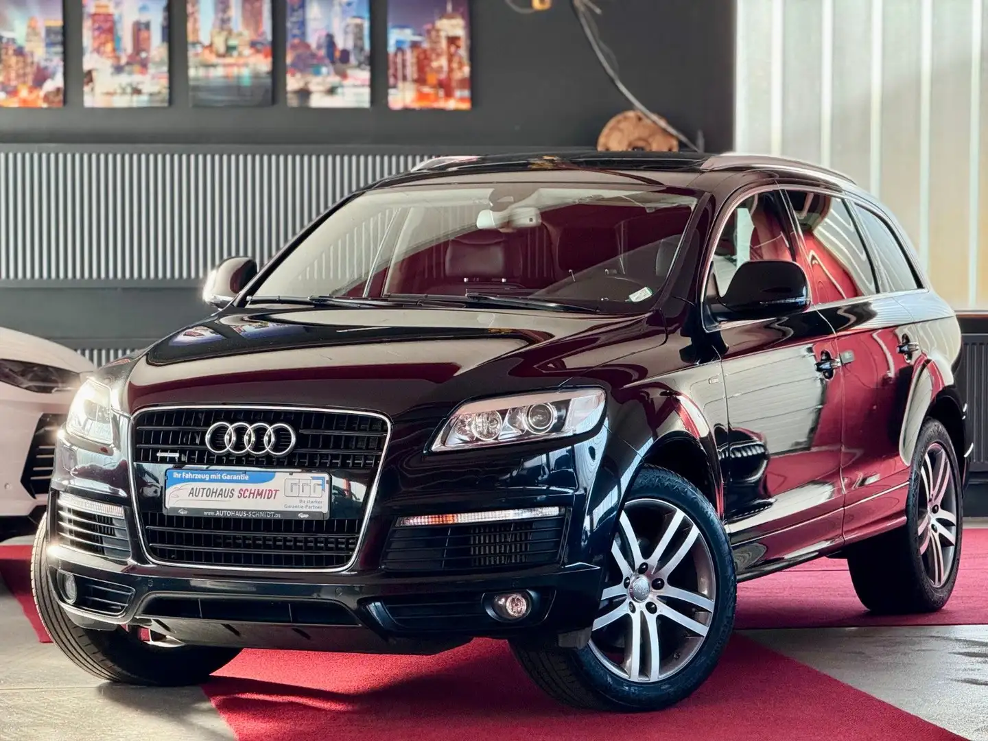 Audi Q7 4.2TDI 3x S Line Pano ACC Luft FondTV Kamera Schwarz - 1