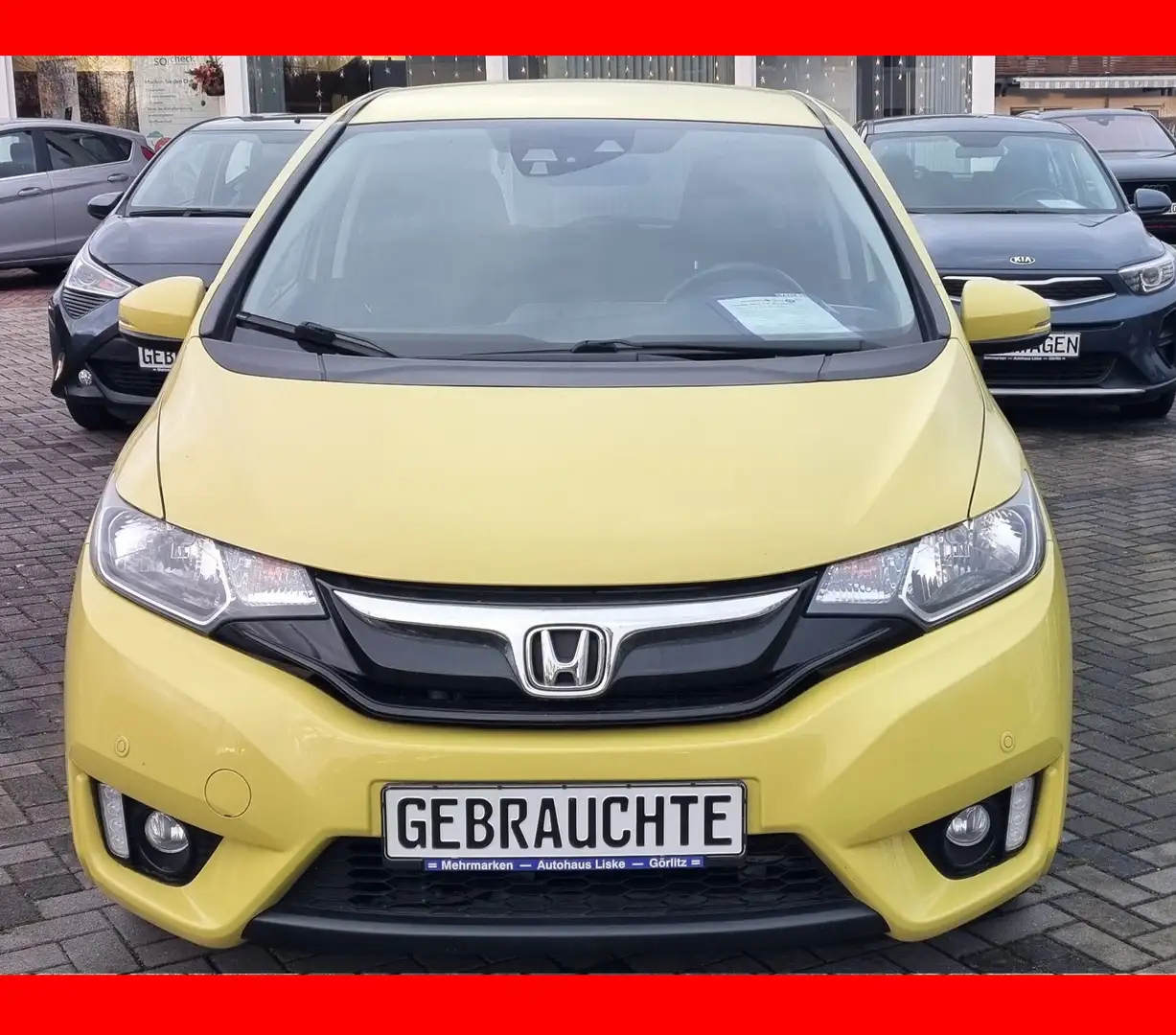 Honda Jazz ELEGANCE/KLIMA/NAVI/LED-TFL/LMF/NSW/ZV/BC/CD Jaune - 1