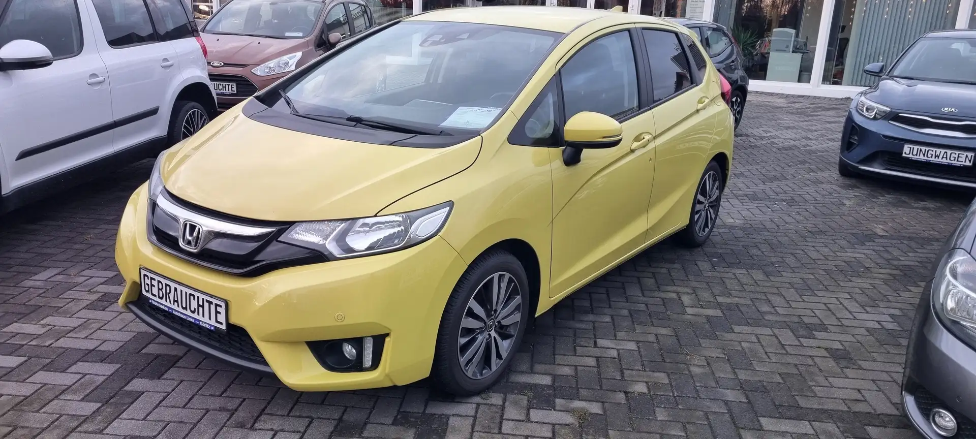 Honda Jazz ELEGANCE/KLIMA/NAVI/LED-TFL/LMF/NSW/ZV/BC/CD Jaune - 2