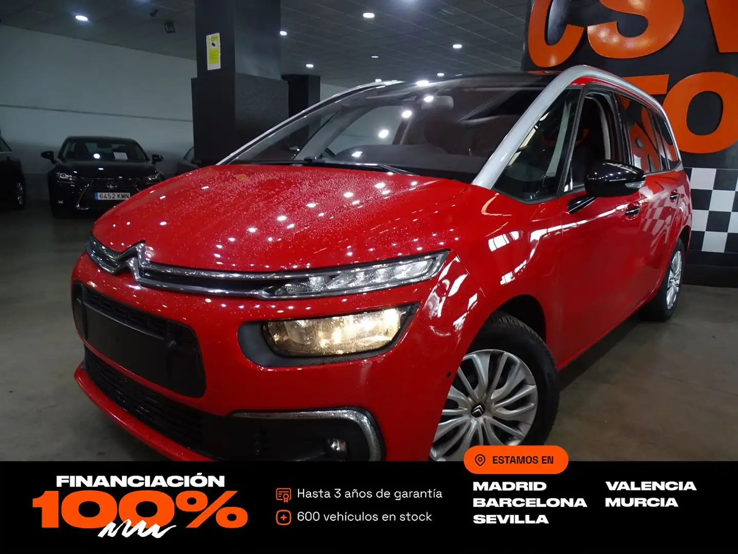 Citroen C4 Grand Spacetourer 1.5BlueHDI Shine EAT8 130 Rojo - 1