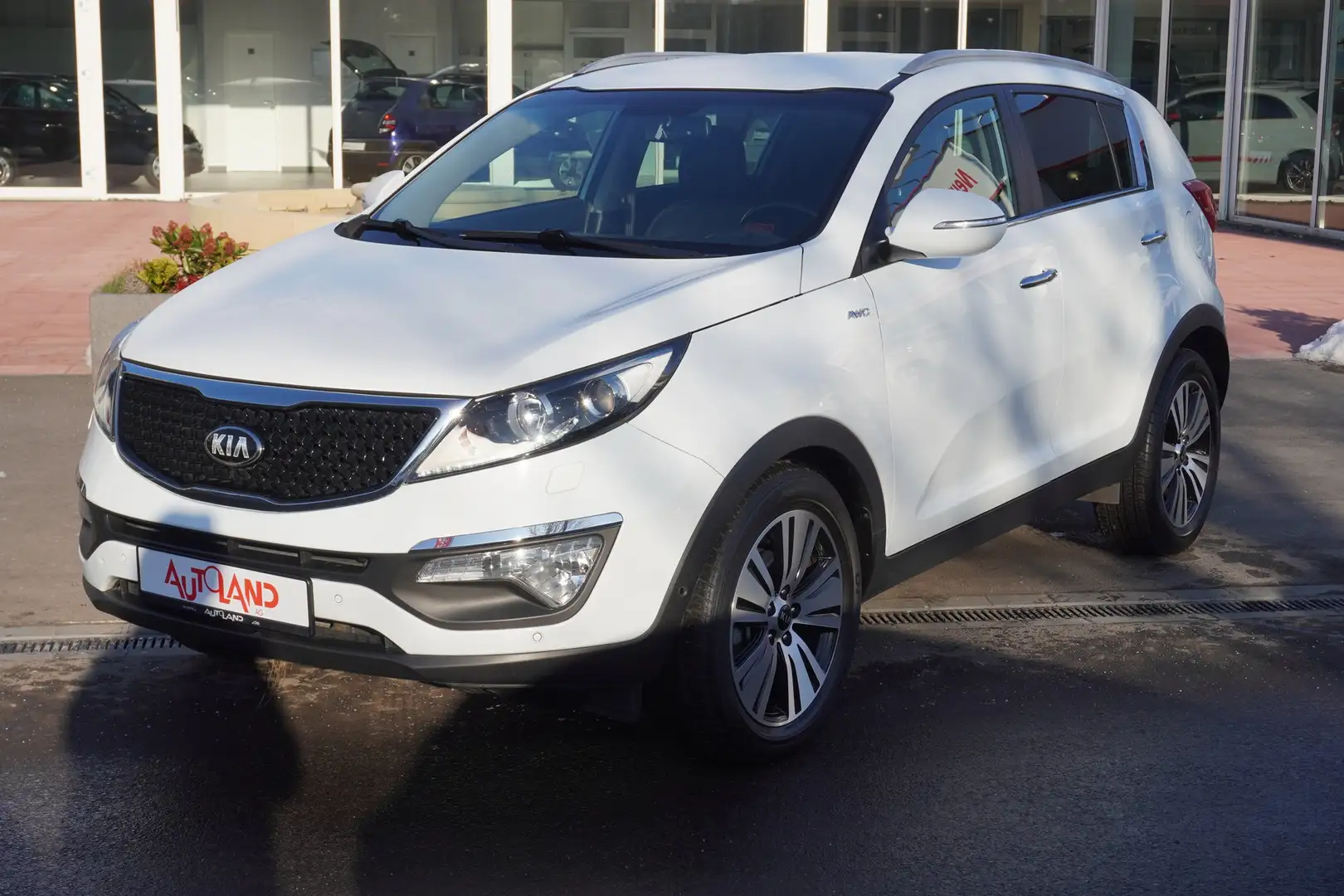 Kia Sportage 2.0 CRDi Dream Team 4WD Navi Tempomat Blanc - 1