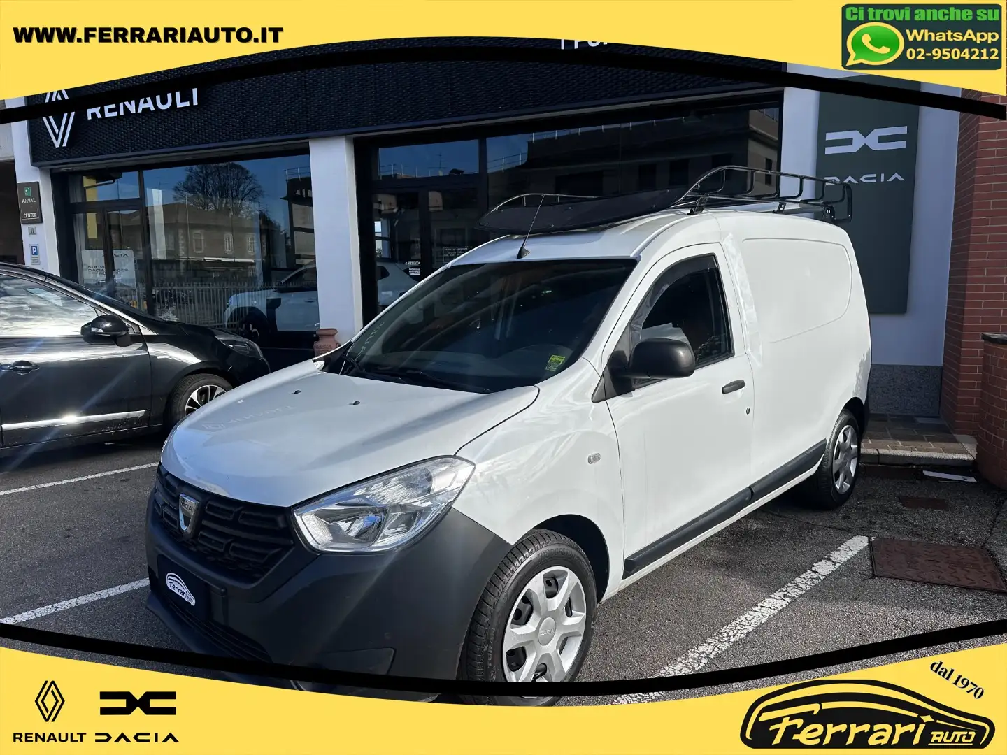 Dacia Dokker SCe 110 CV GPL Furgone Blanc - 1