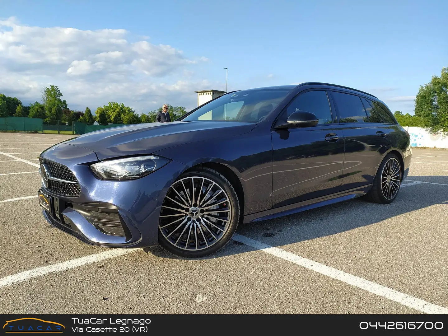 Mercedes-Benz C 200 AMG Line Advanced C 200 D MHEV Azul - 1