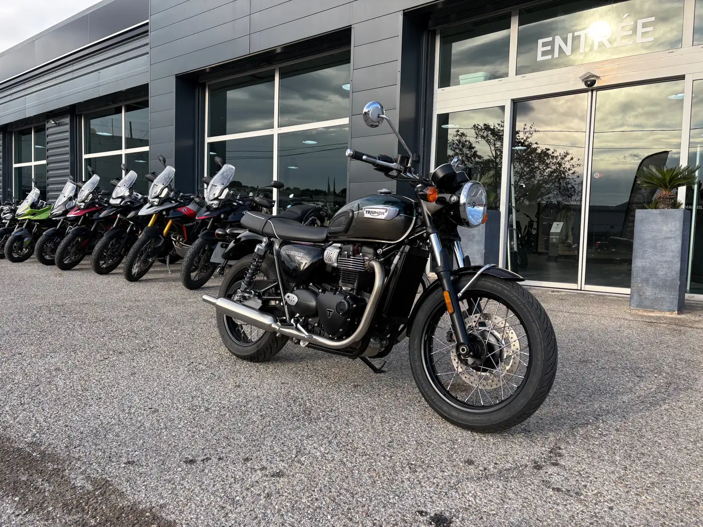 Triumph Bonneville T100 Vert - 2