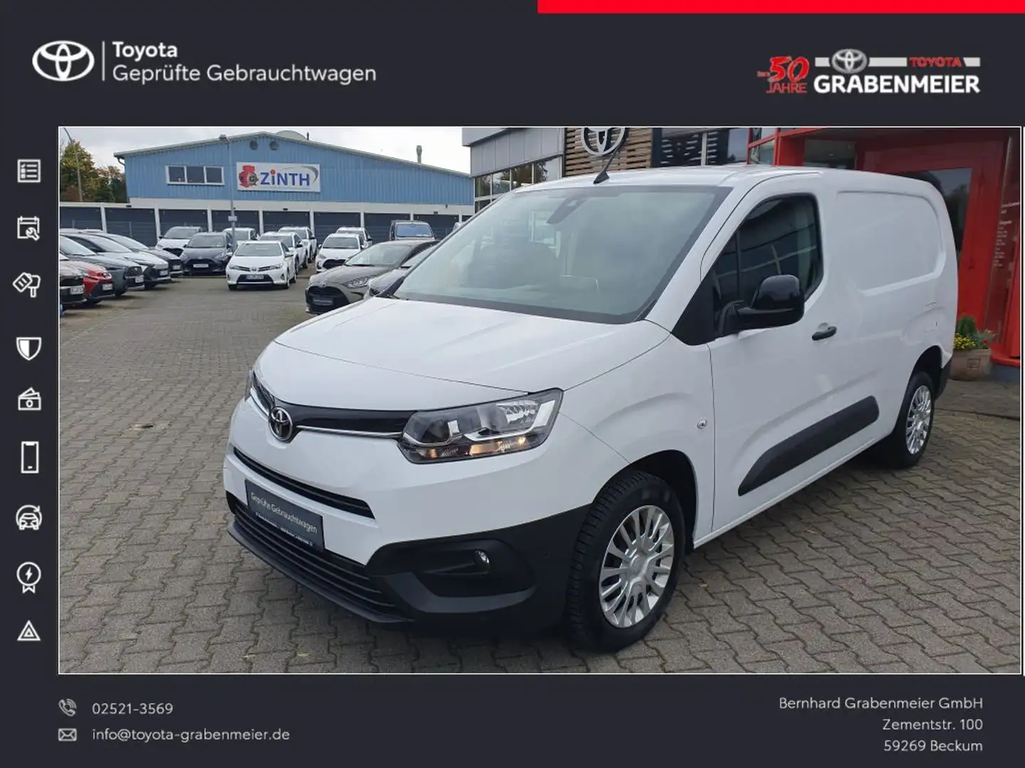 Toyota Proace City L2 1,5-l D-4D S&S Meister Weiß - 1