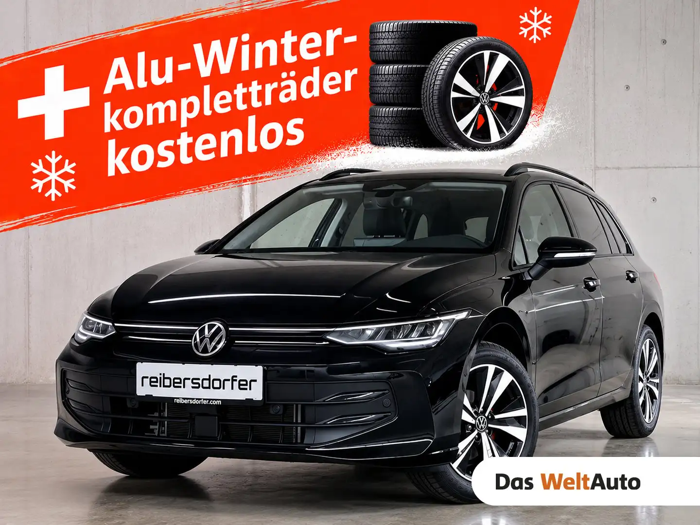 Volkswagen Golf Variant Business TDI Schwarz - 1