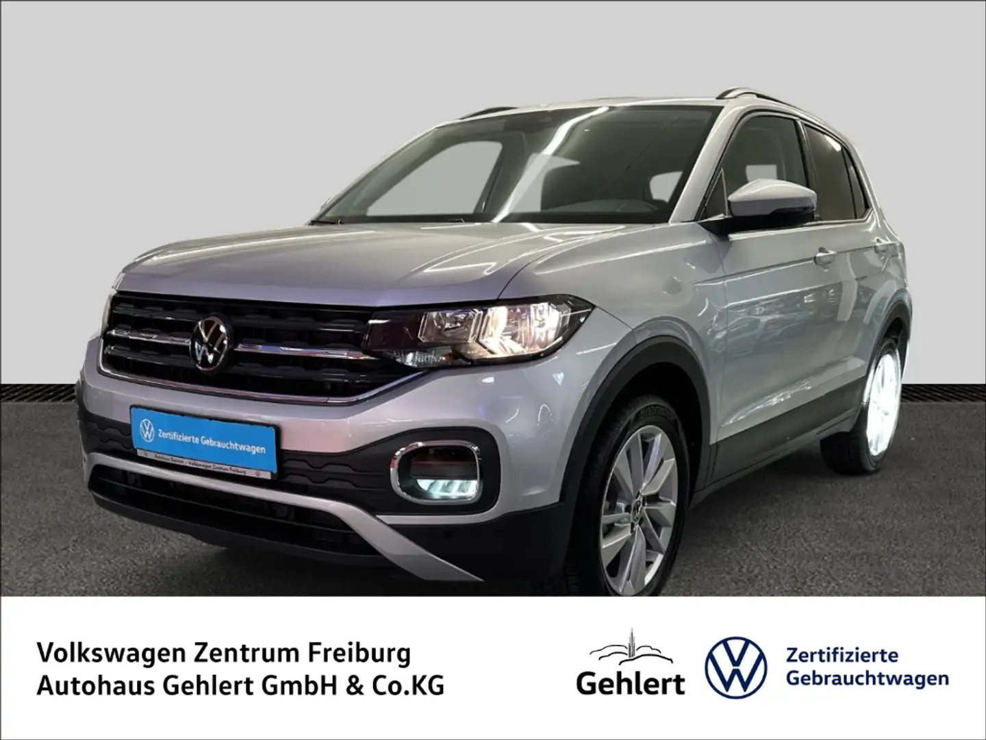 Volkswagen T-Cross Move 1.0 TSI DSG Navi ACC Klima Einparkhilfe Silber - 1