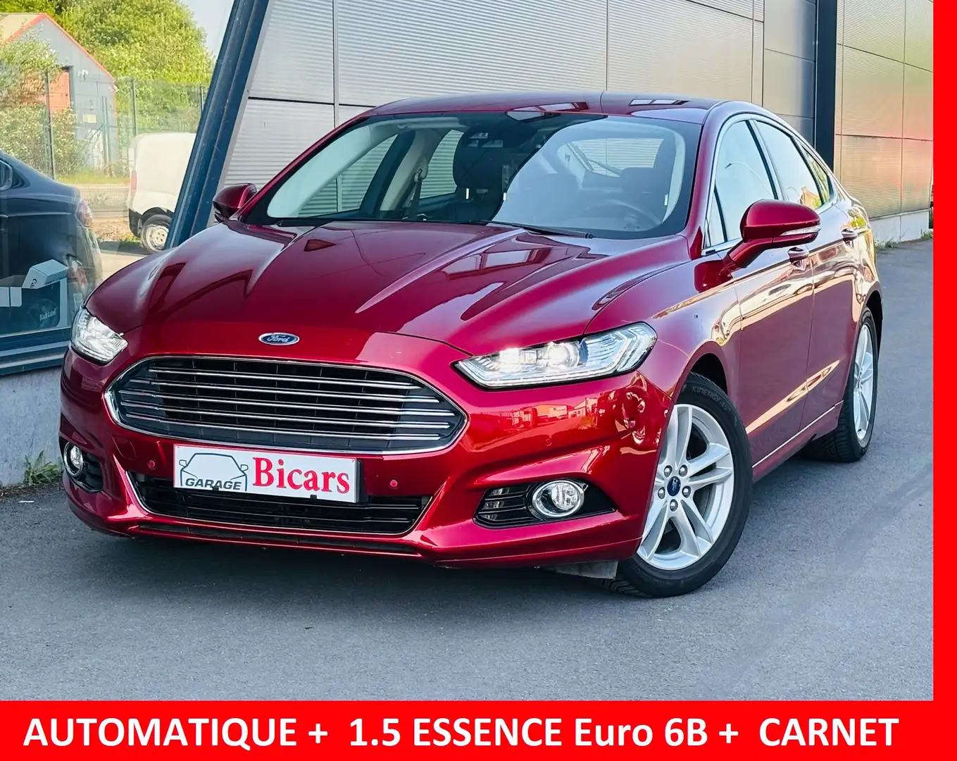 Ford Mondeo 1.5 💥EcoBoost ✅AUTOMATIQUE +Xénon+NAVI CAM Rouge - 1