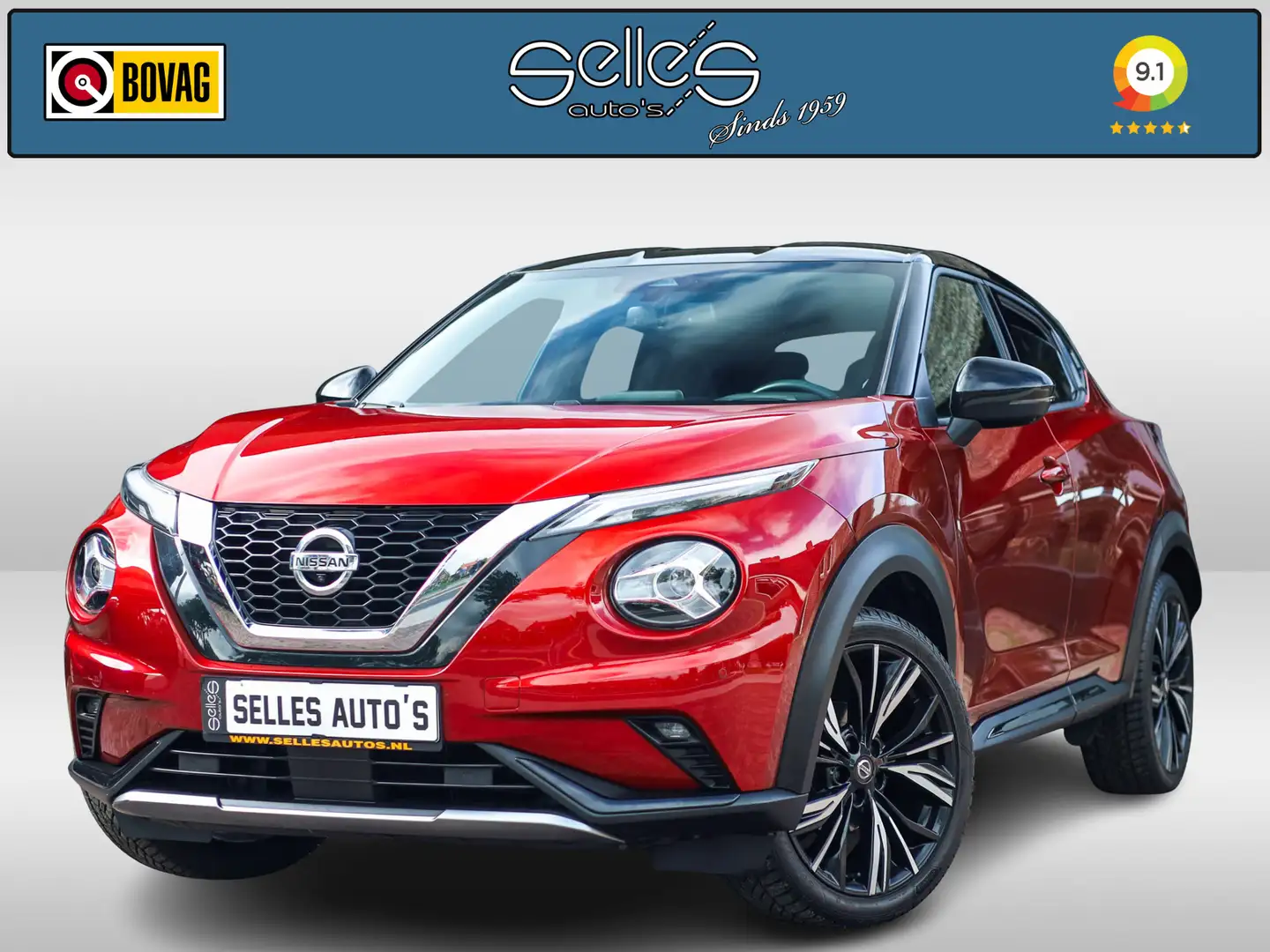 Nissan Juke 1.0 DIG-T N-Design Adaptieve cruise control | 360 Červená - 1