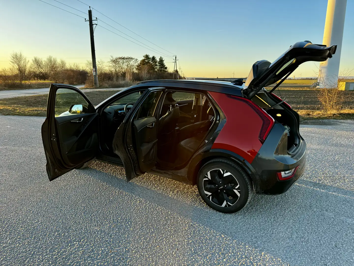 Kia Niro Niro EV Long Range 64kWh Platin Aut. Platin Schwarz - 1