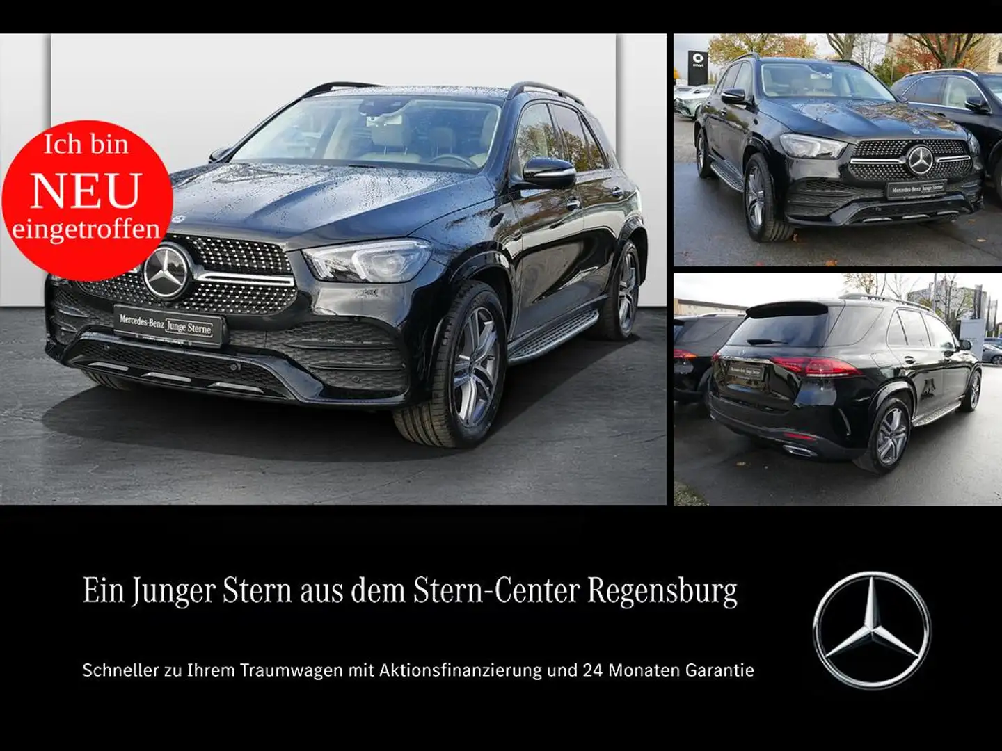 Mercedes-Benz GLE 400 d 4M AMG+DIST+MEMORY+SITZKLIMA+PANO+AHK+ Czarny - 1