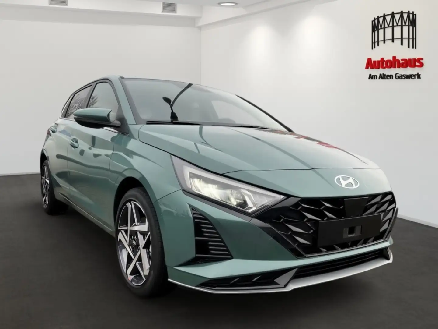 Hyundai i20 Prime 1.0 NAVI+TOT-WINKEL-WARNER+PARKASSIST+ACC Grün - 2