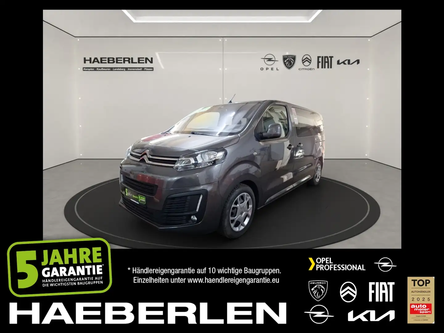 Citroen Spacetourer 2.0 BlueHDi 150 FAP (L2) Feel M AHK Grigio - 1