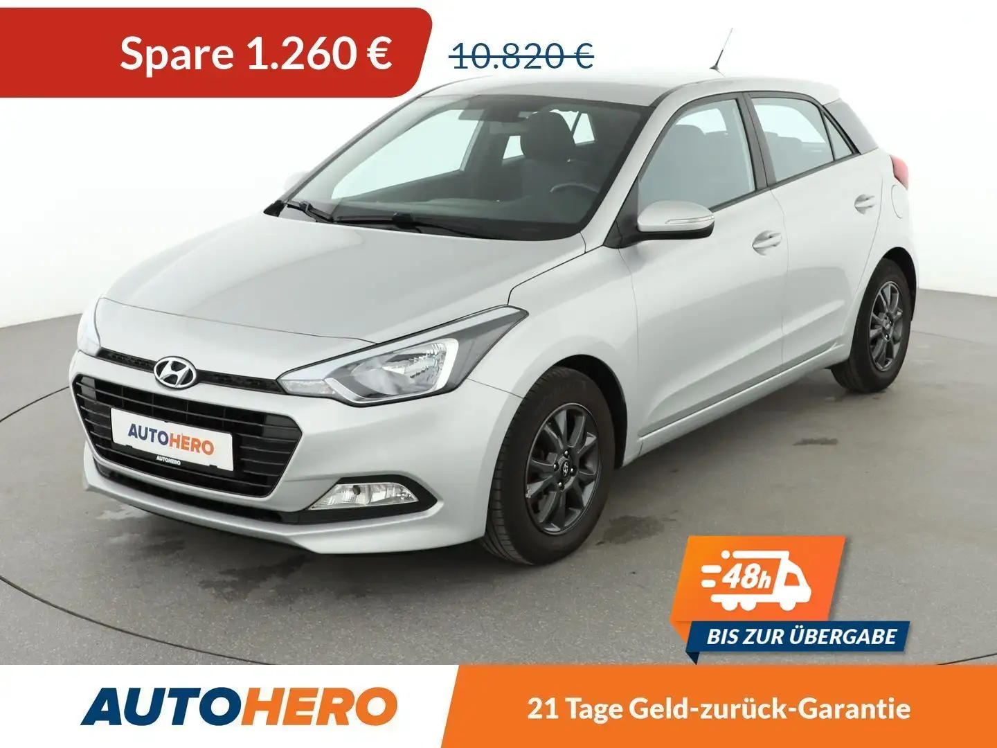 Hyundai i20 1.0 TGDI YES!*SHZ*KLIMA*GARANTIE* Silber - 1