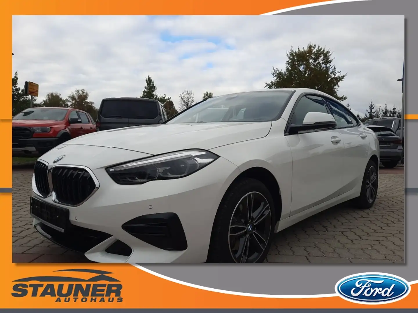 BMW 218 i Gran Coupe Sport Line LED Navi PDC DAB Blanc - 1