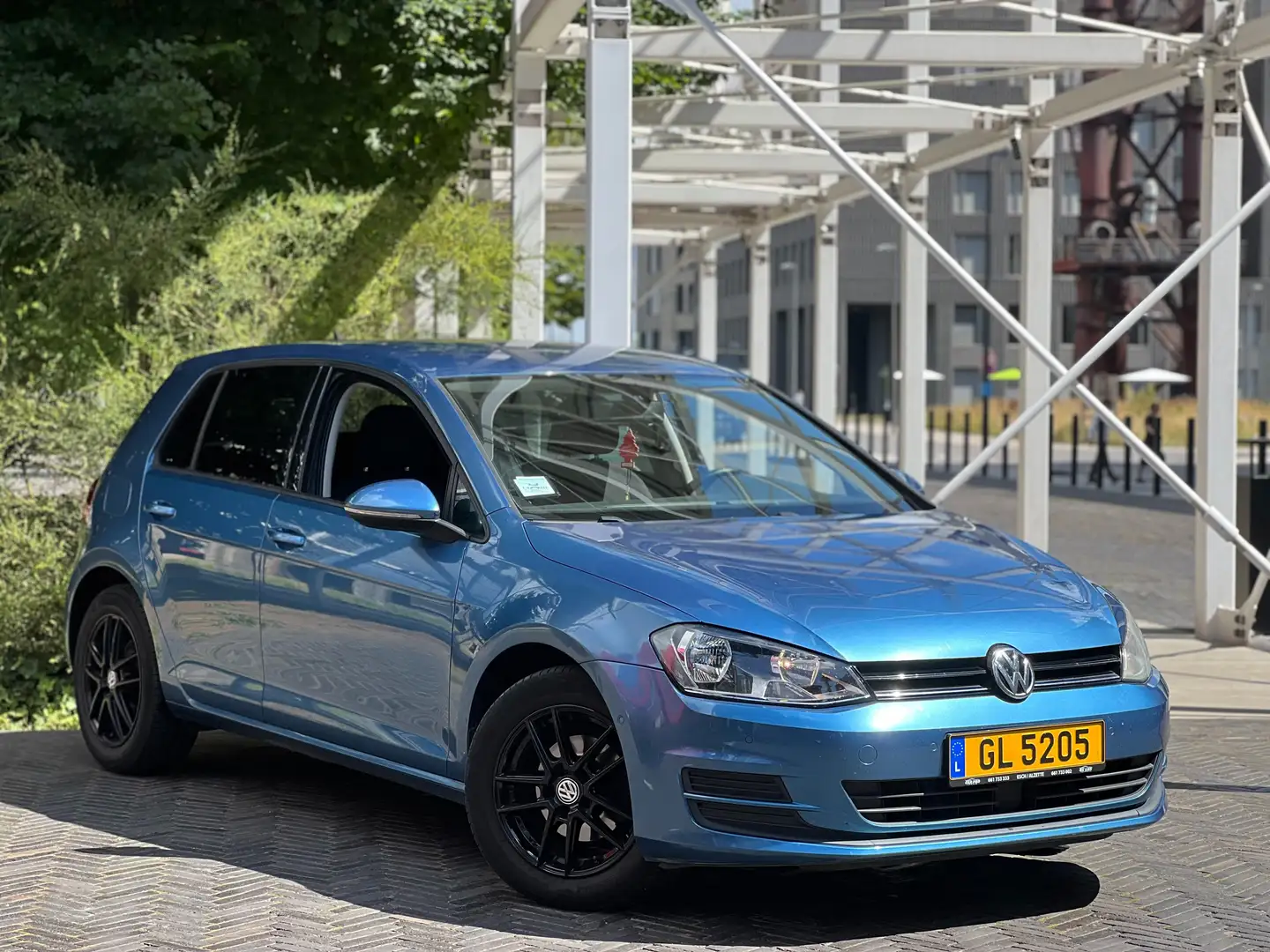 Volkswagen Golf 7 Bleu - 2