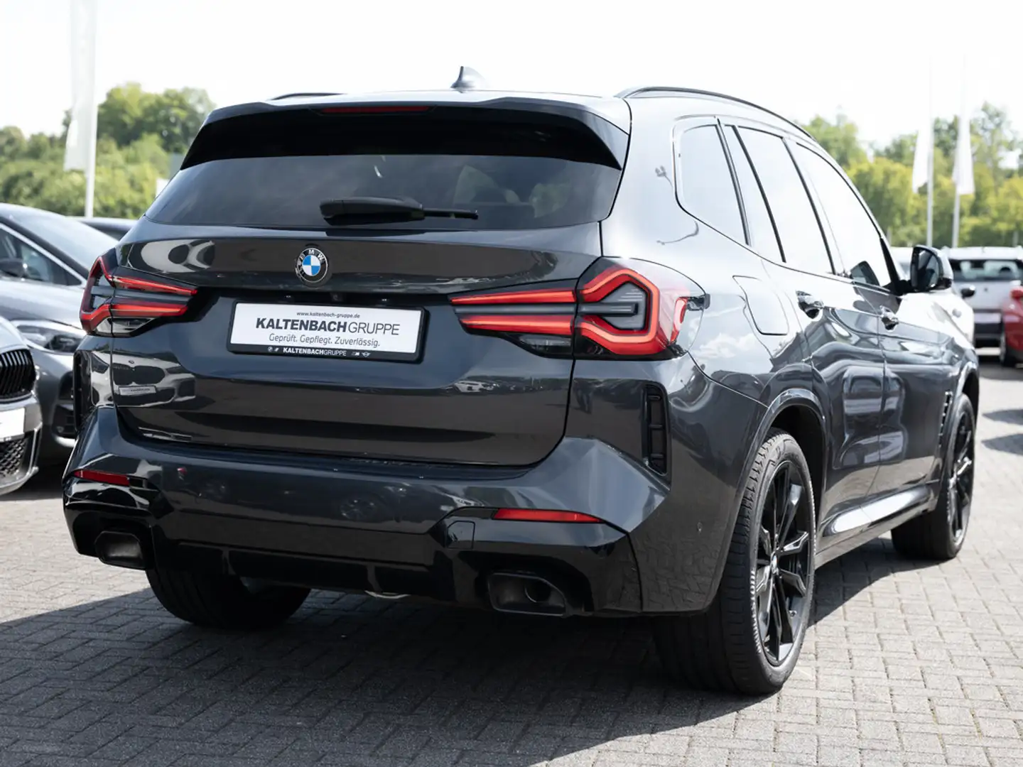 BMW X3 xDrive 30d M-Sport 360° PANO LED AHK NAVI Gris - 2