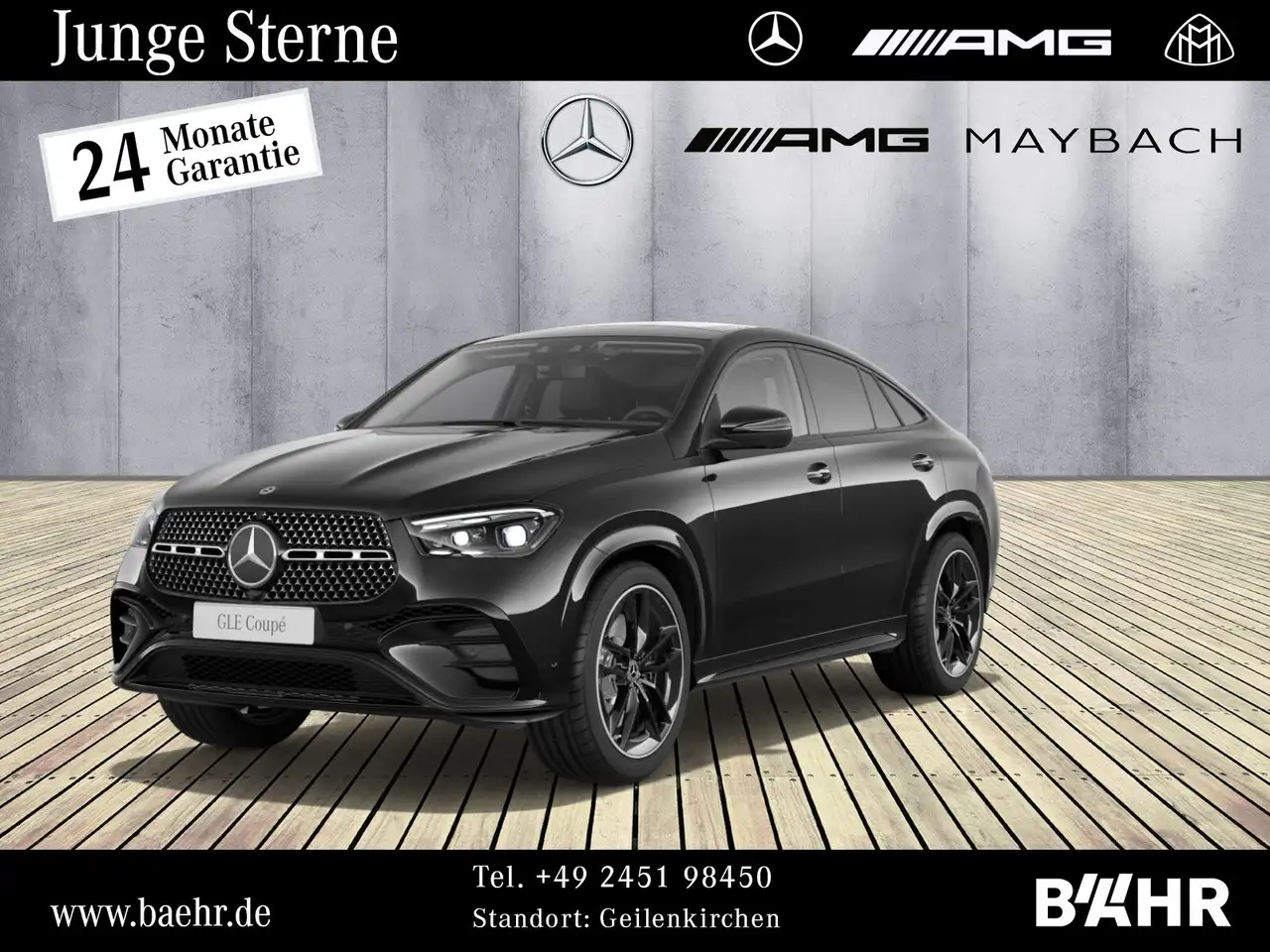 Mercedes-Benz GLE 450 GLE 450 d 4M Coup AMG+Night/Pano/AHK/Airmatic — миниатюра 1