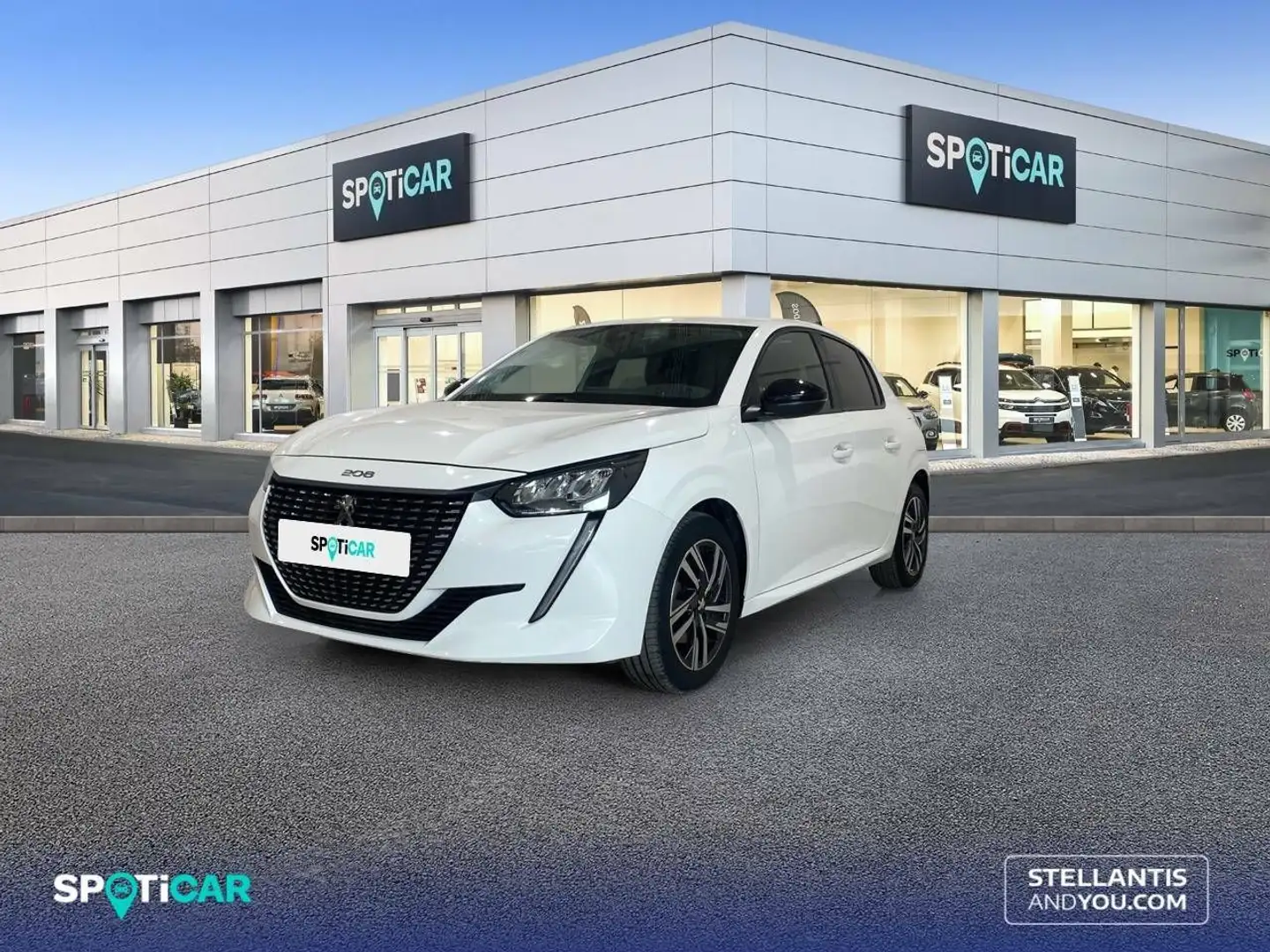 Peugeot 208 1.2 Puretech S&S Allure Pack EAT8 100 Blanco - 1