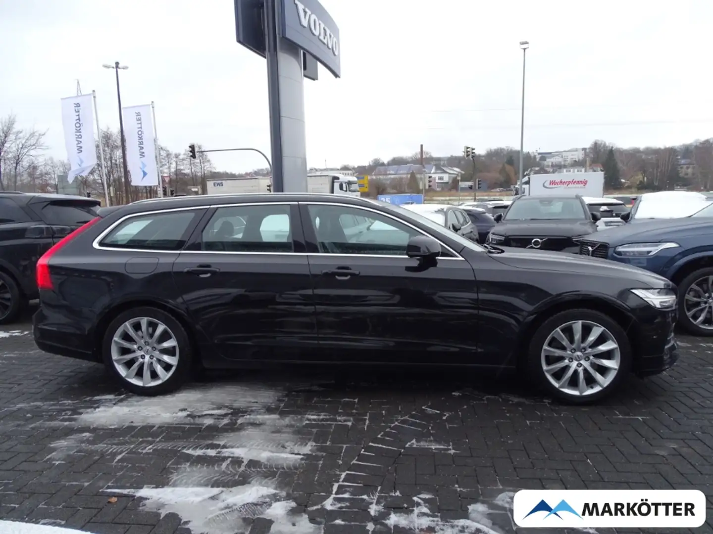 Volvo V90 Momentum AWD D5 DPF/Leder/360 Grad Kamera Noir - 2