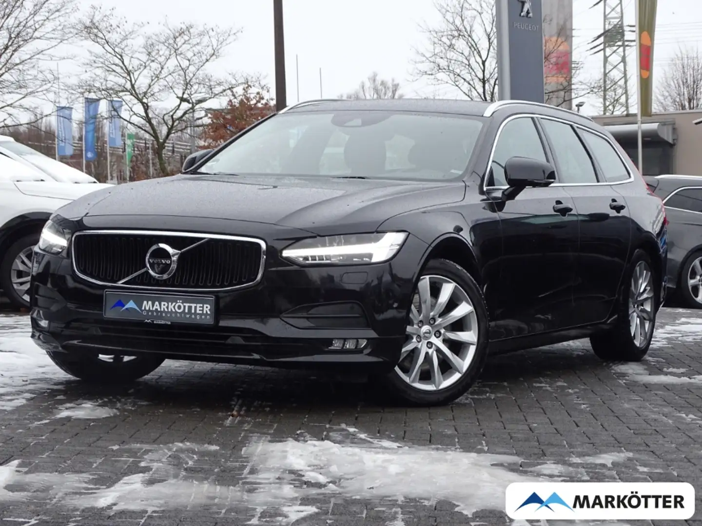 Volvo V90 Momentum AWD D5 DPF/Leder/360 Grad Kamera Noir - 1