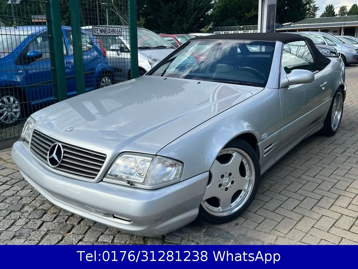 Mercedes-Benz SL 320 !! AMG-Paket !! Tüv-Neu !! Verdeck Neu !! Argent - 1