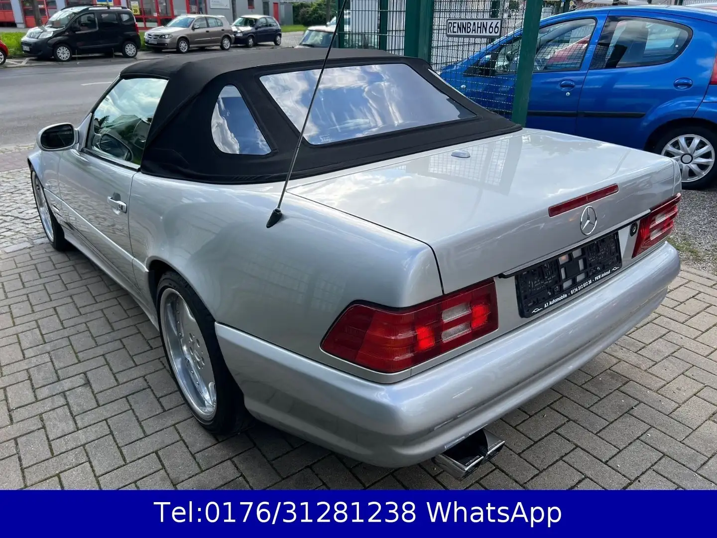 Mercedes-Benz SL 320 !! AMG-Paket !! Tüv-Neu !! Verdeck Neu !! Argent - 2