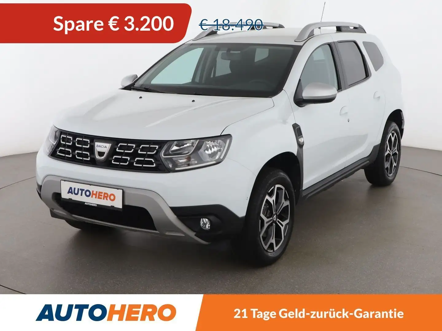 Dacia Duster 1.5 Blue dCi Prestige *NAVI*CAM*AHK*BT* Wit - 1