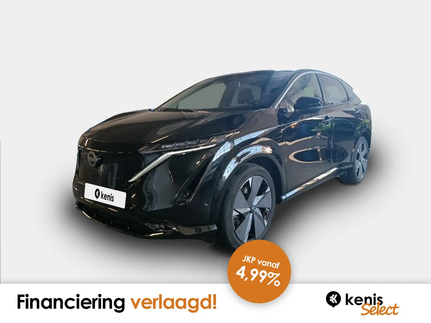 Nissan Ariya Evolve 87kWh 2WD NAVI 360°CAM OPEN DAK Zwart - 1