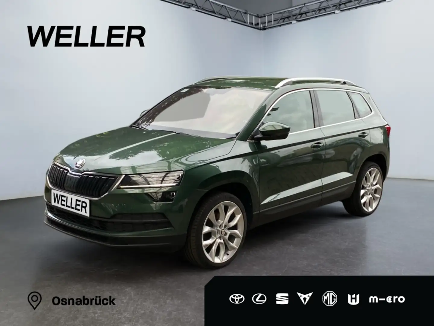 Skoda Karoq 1.5 TSI DSG Style *ACC*Leder*CAM*Sitzhz* Green - 1